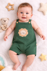 Jardineira em Linho Bordado