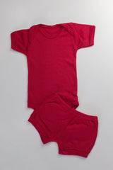 Conjunto Canelado Menina Curto Bebê P/G