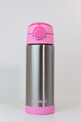 Garrafa Térmica Inox Aço Escovado 400ml Infantil Pimpolho