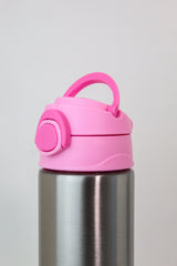 Garrafa Térmica Inox Aço Escovado 400ml Infantil Pimpolho