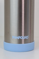 Garrafa Térmica Inox Aço Escovado 400ml Infantil Pimpolho