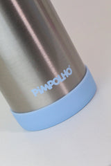 Garrafa Térmica Inox Aço Escovado 400ml Infantil Pimpolho