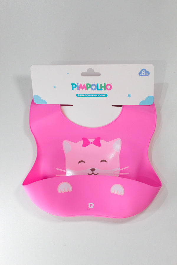 Babador de silicone Pimpolho