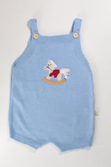 Jardineira em Linho Bordado