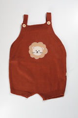 Jardineira em Linho Bordado