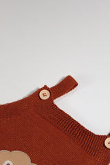 Jardineira em Linho Bordado