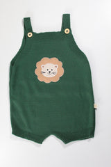 Jardineira em Linho Bordado