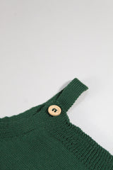 Jardineira em Linho Bordado