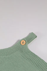 Jardineira em Linho Bordado