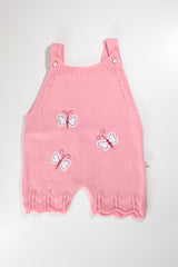 Jardineira em Linho Bordado