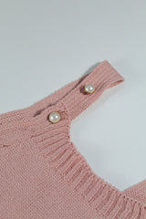 Jardineira em Linho Bordado