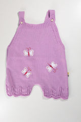 Jardineira em Linho Bordado