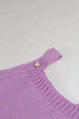 Jardineira em Linho Bordado