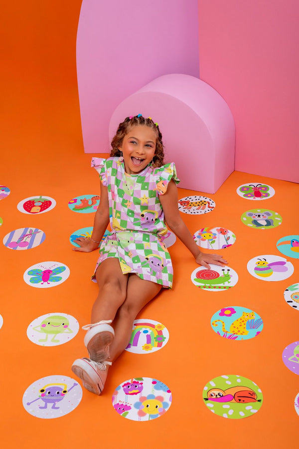 Conjunto Crepe Estampas