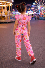 Conjunto em crepinho menina estampas